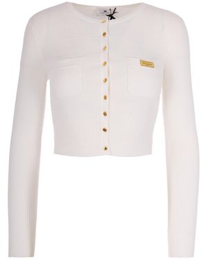 Elisabetta Franchi Chic Mini Jumper For - White