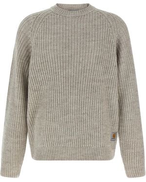 Carhartt Maglia Firth Fleur De Sel - Gray