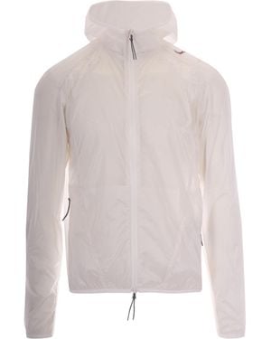 ROA Giubbino Hue Packable Wind - White