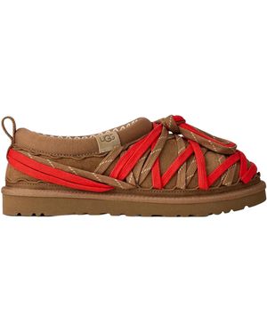 UGG Tasman Lace Slip-On Shoes With Dual Lace System - Red