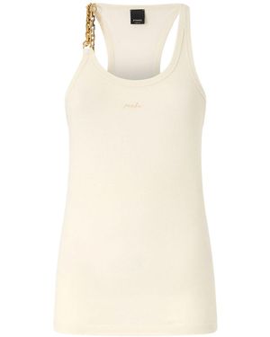 Pinko Tank Top Charlene - White