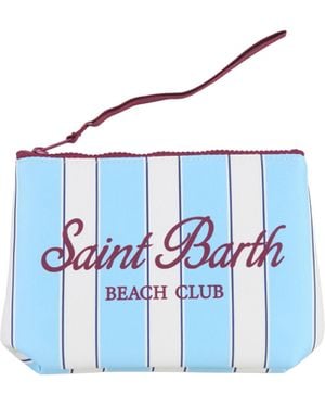MC2 Saint Barth Pochette Aline Beach Stripes - Blue