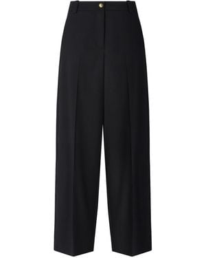 Pinko Pantalone Balbino Diagonale Blu Marino - Black