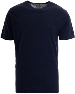 MC2 Saint Barth T-Shirt Ecstasea N Linen - Blue