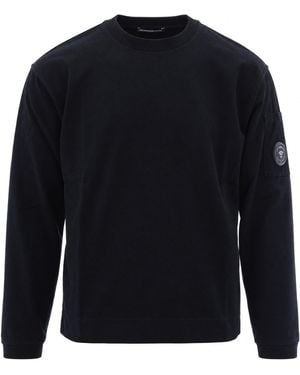 C.P. Company Felpa 30/2 Mercerized Jersey Twisted - Blue