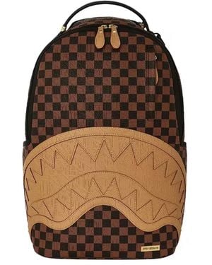 Sprayground Zaino Embossed Check - Brown