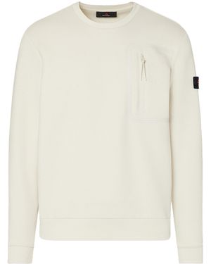 Peuterey Lightweight Knit Sweater For - White