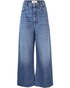 Sportmax Jeans Angri 5 Tasche A Vita Bassa - Blue