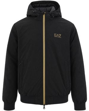 EA7 Bomber Tecnico Zip Core Identity - Black