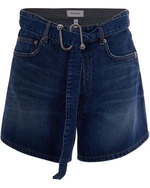 Sportmax Short Denim Blu Notte - Blue