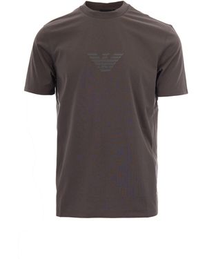 Emporio Armani T-Shirt Logo Patch - Grey
