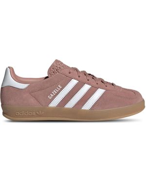 adidas Trainers Gazelle Indoor W Warm Clay Clay/Cloud/Gum Suede Leather/Textile/Rubber Trainers - Brown
