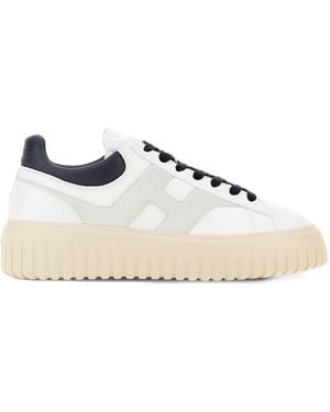 Hogan Sneakers H-Stripes Blu/Bianca - Neutro