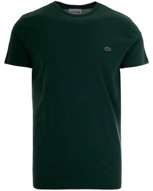 Lacoste T-Shirt Pima Bianca - Green