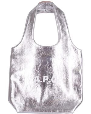 A.P.C. Tote Bag Ninon Small - White