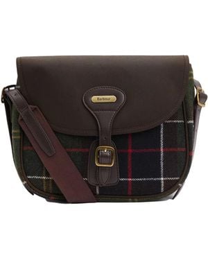 Barbour Borsa A Tracolla Cromarty Classic Tartan - Black