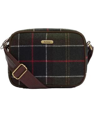 Barbour Borsa A Tracolla Culross Classic Tartan - Black