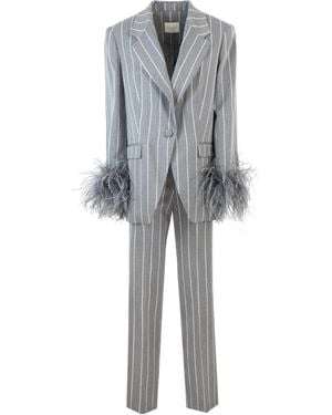 The Archivia Tailleur Pearl Gessato - Grey