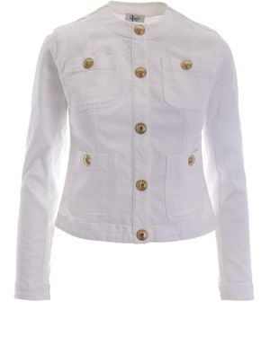 Liu Jo Jacket Cotton-Blend - White