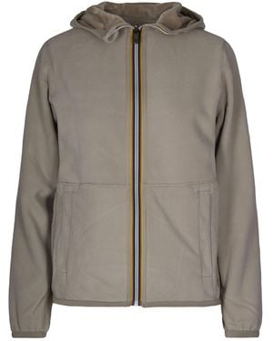 K-Way Giubbino Lily Velour Polar Double - Brown