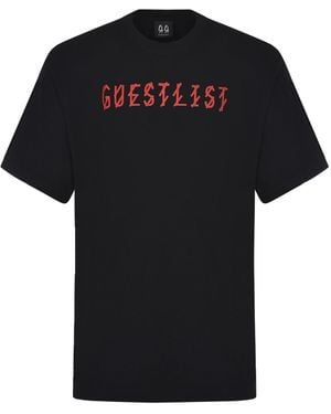 44 Label Group T-Shirt Guestlist Nera - Black