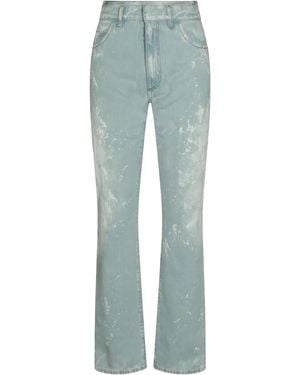 MM6 by Maison Margiela Jeans Dipinti Light Blu - Blue