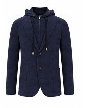 Eleventy Blazer Sovrapposto Blu - Blue