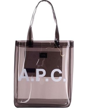 A.P.C. Borsa A Spalla Lou Small Anthracite - Pink