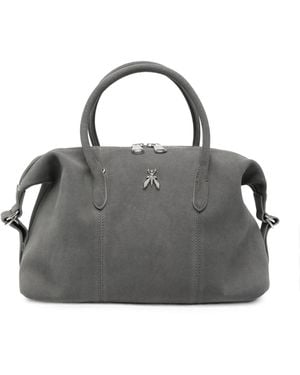 Patrizia Pepe Borsa New Business Suede Bluish - Gray