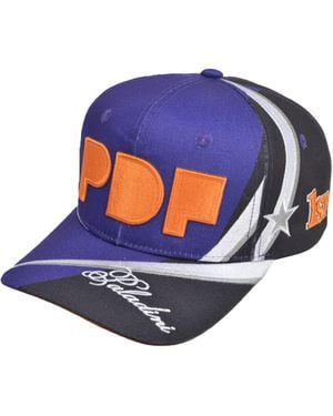 PDF CHANNEL Cappello Con Logo Ricamato - Blue