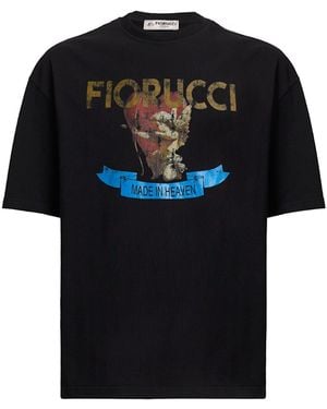 Fiorucci T-Shirt Rock Cupid - Black