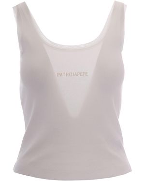 Patrizia Pepe Sleeveless Top - White