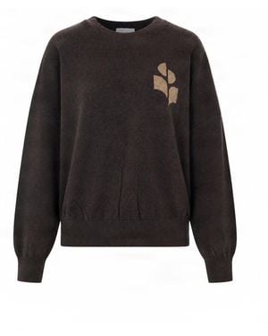Isabel Marant Maglione Ricamo Testa Di Moro - Nero