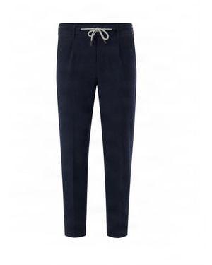 Eleventy Jogger Con Coulisse Blu - Blue