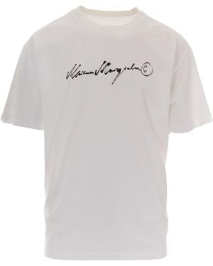 MM6 by Maison Margiela T-Shirt Firma Off - White