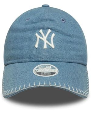 KTZ Cappellino New York Yankees Mlb Denim Stitch 9Twenty Pastel - Blue