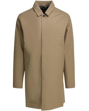 Barbour Giacca Rokig Washed Stone Highland Loch - Natural