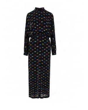 Fiorucci Chemisier Stampa - Black