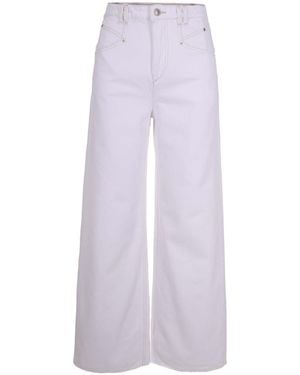 Isabel Marant Chic High-Waisted Jeans - Purple
