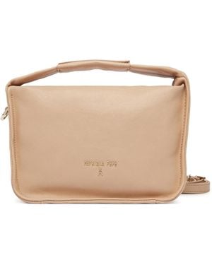 Patrizia Pepe Borsa A Mano Morbida Warm Skin - Natural