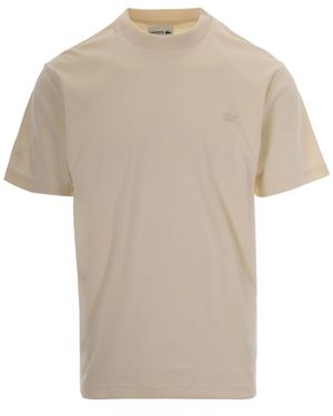 Lacoste T-Shirt Ricamo - White