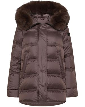Peuterey Piumino Takan Mqn 04 Fur Chicory Coffee - Brown