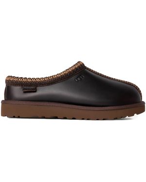 UGG Tasman Leather Slide - Brown