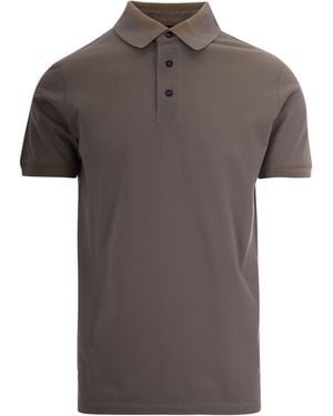 Emporio Armani Polo Shirt Piquet - Grey