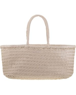 Dragon Diffusion Borsa A Mano Triple Jump Big - White