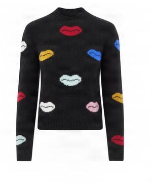 Fiorucci Maglia Lip Intarsio - Black