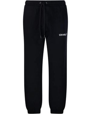 Off-White c/o Virgil Abloh Pantalone Heraldic Treshold Arrows Cuffed - Black