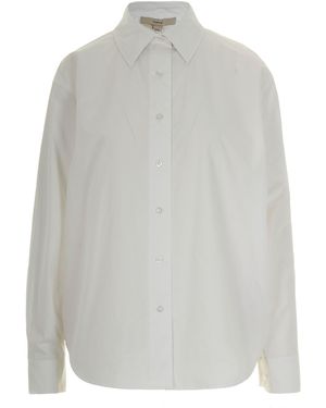 Remain Camicia Oversize Bianca - Gray