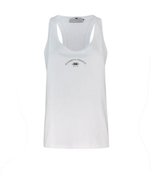 Elisabetta Franchi Canotta - White