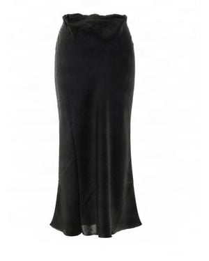 Fiorucci Gonna Maxi Satin - Black